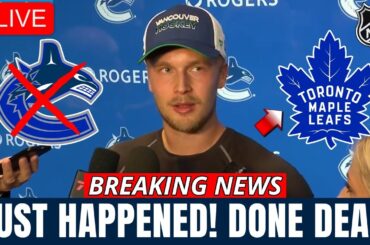 BREAKING! ELIAS PETTERSSON MAKES A SHOCKING MOVE AND ANNOUNCES DEPARTURE FROM THE CANUCKS!