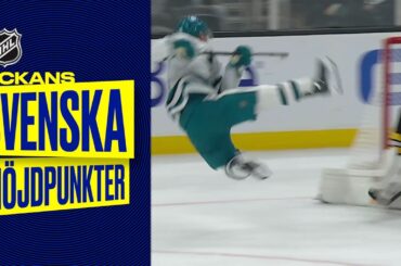 William Eklund flies through the air for a goal and flies to the top of Swedish Plays of the Week 🇸🇪