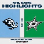 NHL Highlights | Mammoth vs. Stars - March 16, 2026