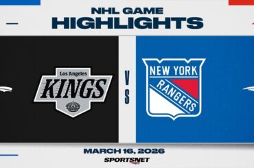 NHL Highlights | Kings vs. Rangers - March 16, 2026