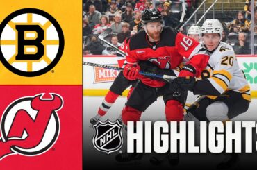 Bruins vs. Devils | NHL Highlights | March 16, 2026
