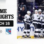 HIGHLIGHTS: LA Kings at New York Rangers | 03.16.26 at NYR