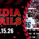 Fabian Zetterlund, Warren Foegele, Drake Batherson, Travis Green Postgame Media vs SJS