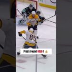 Ufko Scores His FIRST NHL Goal and the Preds Go Wild! 🚨 #Shorts