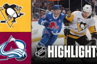 Penguins vs. Avalanche | NHL Highlights | March 16, 2026
