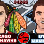 CHICAGO BLACKHAWKS vs UTAH MAMMOTH NHL HOCKEY LIVE GAME CAST & AUDIO