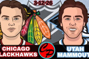 CHICAGO BLACKHAWKS vs UTAH MAMMOTH NHL HOCKEY LIVE GAME CAST & AUDIO