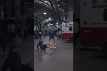 Sewer ball… never a dull moment @adidas