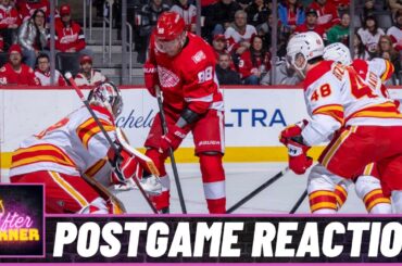Flames @ Red Wings Postgame Reaction | FN After Burner - Game 67