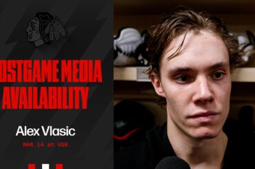 "I don't think it's an excuse." | Alex Vlasic Postgame 3.14.26