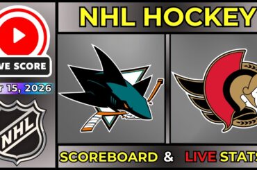 🔴 San Jose Sharks vs Ottawa Senators LIVE | Mar 16, 2026 | NHL Regular Season | SCOREBOARD