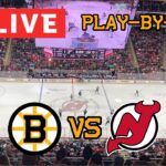 LIVE: Boston Bruins VS New Jersey Devils Commentary/Scoreboard! #nhlbruins