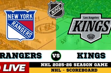 🔴LIVE : Los Angeles Kings Vs New York Rangers | NHL 2026 | NHL Live SCOREBOARD
