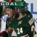 Minnetonka's Bobby Brink scores his first @mnwild goal