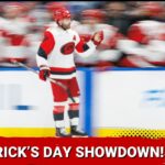 It's a St. Patrick's Day Showdown for the Carolina Hurricanes Against the Columbus Blue Jackets