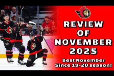 Ottawa Senators November Wins Will Shock You!