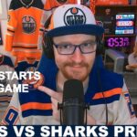 Pre-Game Report: Edmonton Oilers vs San Jose Sharks