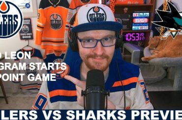 Pre-Game Report: Edmonton Oilers vs San Jose Sharks