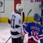 The Rangers paid their respects to Anže Kopitar after his final game at MSG 👏