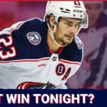 Columbus Blue Jackets MUST WIN Tonight—Can Kent Johnson and Zach Werenski DELIVER?