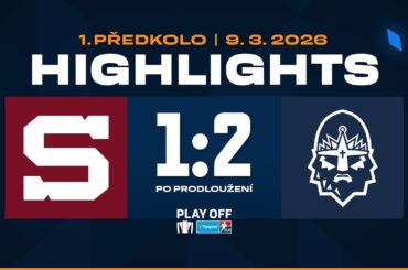 Highlights PŘ1 | HC Sparta Praha vs. Rytíři Kladno 1:2p | 09.03.2026