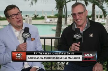 Anaheim Ducks general manager Pat Verbeek joins First Shift from GM meetings