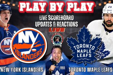 🏒 LIVE: Toronto Maple Leafs vs New York Islanders NHL Play by Play & Reactions!