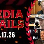 Lars Eller, Tyler Kleven, Travis Green Media Availability