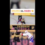 HUGE Rivalry Showdown - Bruins vs. Canadiens: Every Fight This Season 🥊 | #nhl #bruins #hockey