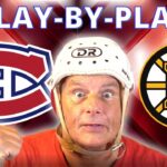 🔴 LIVE 🏒Boston Bruins vs Montreal Canadiens | Stanley Cup Playoff Race HEATS UP