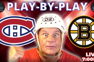 🔴 LIVE 🏒Boston Bruins vs Montreal Canadiens | Stanley Cup Playoff Race HEATS UP