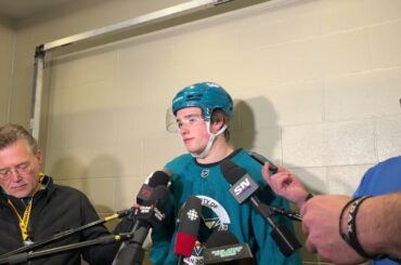 Celebrini on Facing McDavid, What He Learned at Olympics