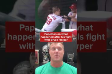 Papelbon on his fight with Bryce Harper and the wild aftermath 😳 #mlb #washingtonnationals