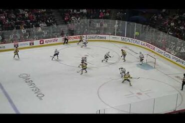 Marc Del Gaizo of the Laval Rocket scores vs. the Rochester Americans 3/7/26