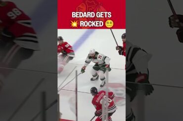 Bedard gets FLATTENED 🫨