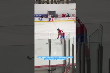 Who did the one handed backhand sauce the best?? Laine, Caufield, or Slafkovsky??