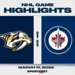 NHL Highlights | Predators vs. Jets - March 17, 2026