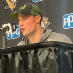Brian Dumoulin speaks about defending Penguins' net-front in loss to Panthers