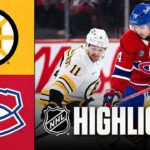 Bruins vs. Canadiens | NHL Highlights | March 17, 2026