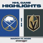 NHL Highlights | Sabres vs. Golden Knights - March 17, 2026