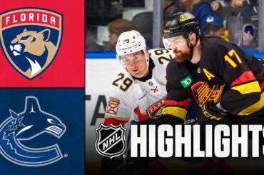 Panthers vs. Canucks | NHL Highlights | March 17, 2026