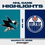 NHL Highlights | Sharks vs. Oilers - March 17, 2026