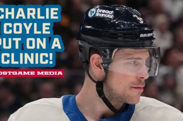 Charlie Coyle Put On a CLINIC in 5-1 Win Over Carolina! 🤩