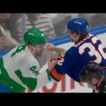 Maple Leafs' Rielly Drops The Mitts With Islanders' MacLean