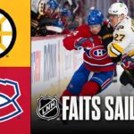 Bruins vs Canadiens | 17/03/26 | Faits saillants