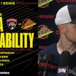 Pettersson, Boeser, Lankinen & Adam Foote Post-Game Media | Canucks vs. Panthers (Mar 17, 2026)