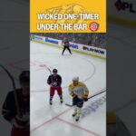 SATISFYING one-timer 🧘