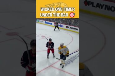 SATISFYING one-timer 🧘