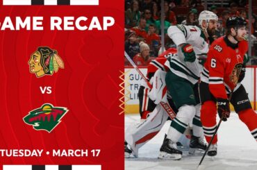 Blackhawks vs. Wild Game Highlights | 3.17.26