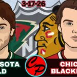 MINNESOTA WILD vs CHICAGO BLACKHAWKS NHL HOCKEY LIVE GAME CAST & AUDIO